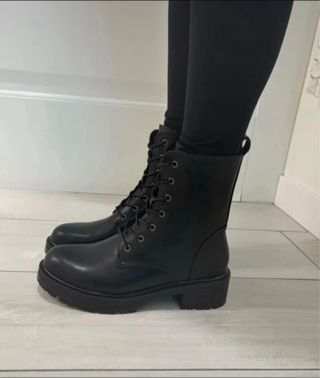 Anfibio donna nero con zip tg 36 nuovo