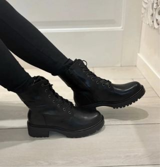 Anfibio donna nero con zip tg 36 nuovo