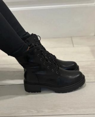 Anfibio donna nero con zip tg 36 nuovo