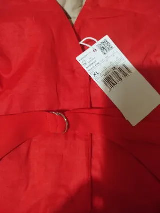 Chaleco Mango Rojo Talla XL