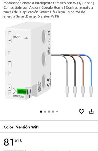 Medidor Energía Inteligente WiFi ZEMISMART