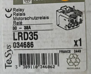 Relé Térmico LRD35 30-38A