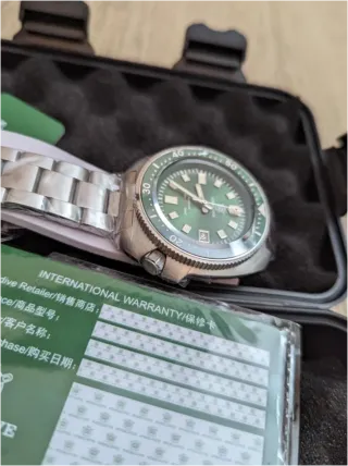 Reloj Steeldive Capitán Willard Verde Automático