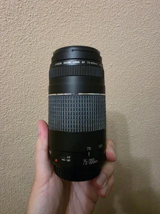 Canon 550D + Canon 50mm 1.8f + Canon 75-300 mm