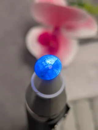 Zafiro natural cabujón azul