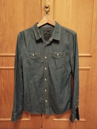 Camisa vaquera Bershka hombre Talla M