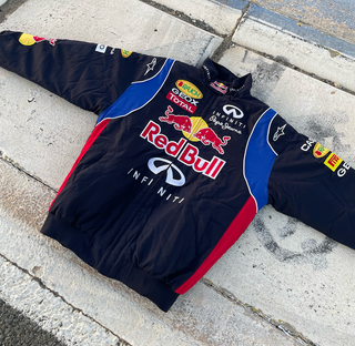 Chaqueta Red Bull F1 Vintage Retro Azul Marino