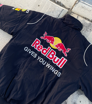 Chaqueta Red Bull F1 Vintage Retro Azul Marino