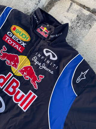 Chaqueta Red Bull F1 Vintage Retro Azul Marino