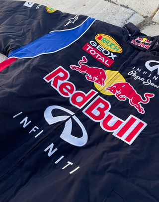 Chaqueta Red Bull F1 Vintage Retro Azul Marino