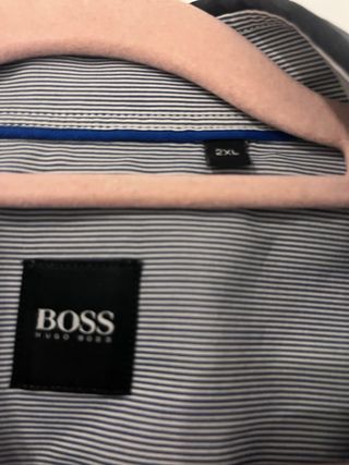 Camisa Hugo Boss Azul