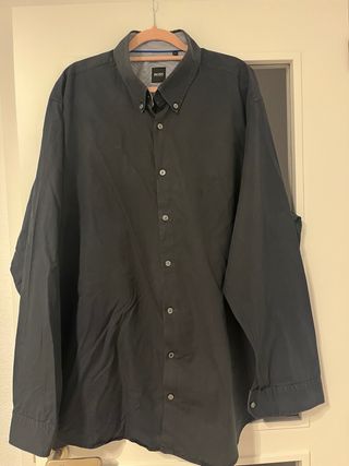 Camisa Hugo Boss Azul