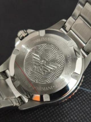 Reloj Emporio Armani AR11338 Diver Verde Acero