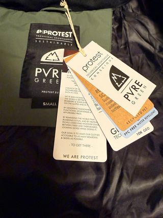 Chaqueta esquí Protest verde. Talla S