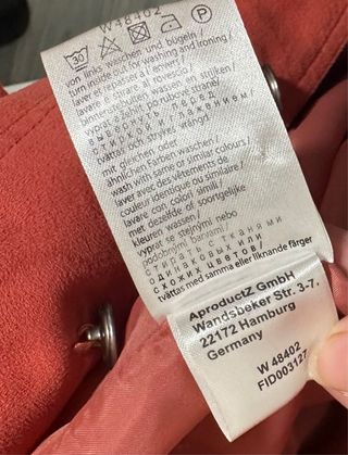 Chaqueta Talla 46 Naranja