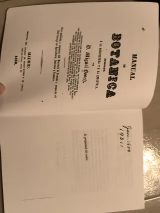 Manual De Botanica Aplicada Á La Agricultura Y ...