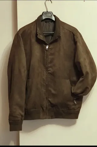 Cazadora Bomber Mango Marrón