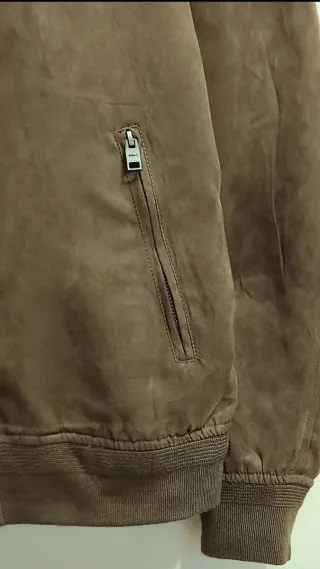 Cazadora Bomber Mango Marrón