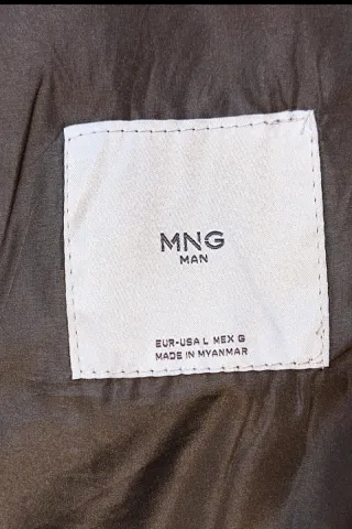 Cazadora Bomber Mango Marrón