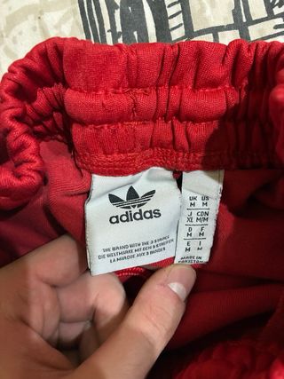 Pantalón Adidas Chándal Rojo