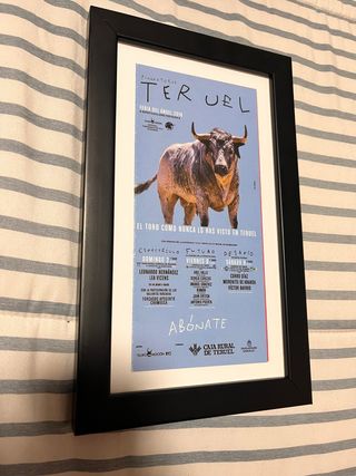 Cartel Toros Teruel Feria del Ángel 2016