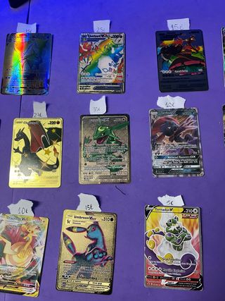 Cartas Pokémon Varias