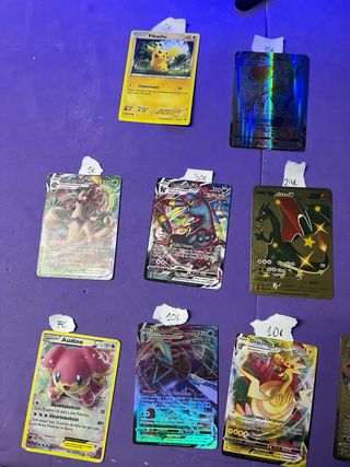 Cartas Pokémon Varias
