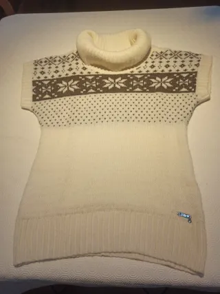 Maglione collo alto fantasia norvegese