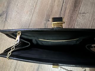 Bolso de mano negro vintage