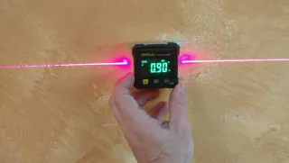 NUEVO! Medidor ángulos láser digital recargable