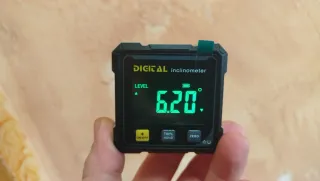 NUEVO! Medidor ángulos láser digital recargable