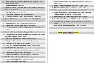 Colección Libros Titanic (Inglés)