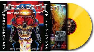 MEGADETH - They Only Come Out vinilo rare Colour