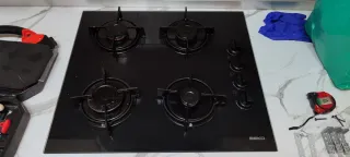 Cocina de gas Beko 4 fuegos, venir y recoger