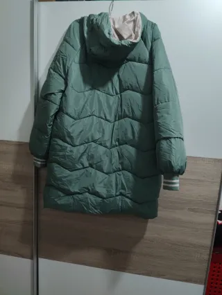 Chaqueta acolchada mujer verde