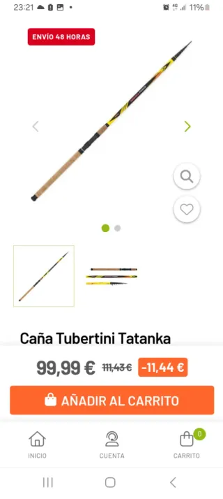 Caña Tubertini Tatanka Force 4.20m