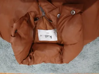 Plumas polipiel marrón Talla M