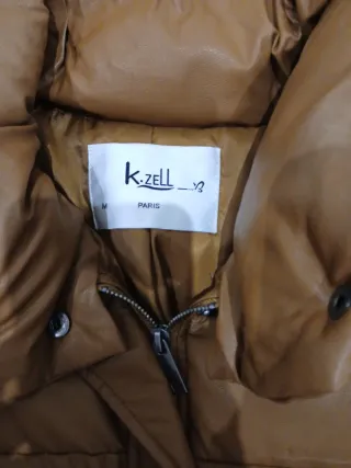 Plumas polipiel marrón Talla M