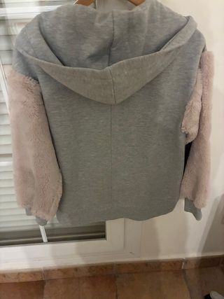 Sudadera con cremallera de chica