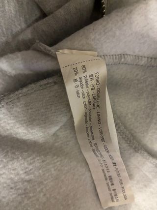 Sudadera con cremallera de chica