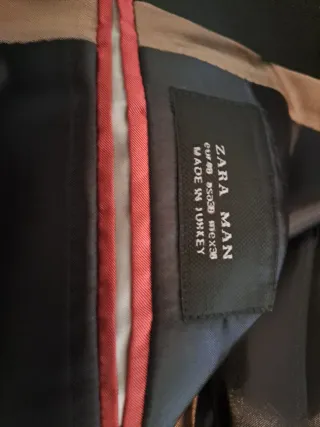 Traje de hombre negro