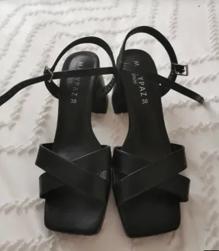 Sandalias Maripaz Negras Talla 38