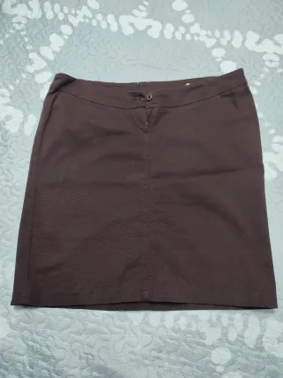Falda Marrón Talla 44
