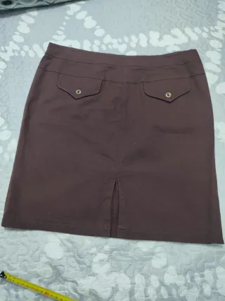 Falda Marrón Talla 44