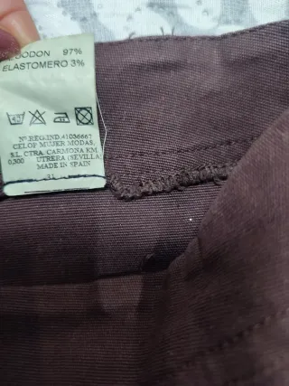 Falda Marrón Talla 44