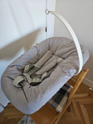 Hamaca Bebé Stokke Gris Claro