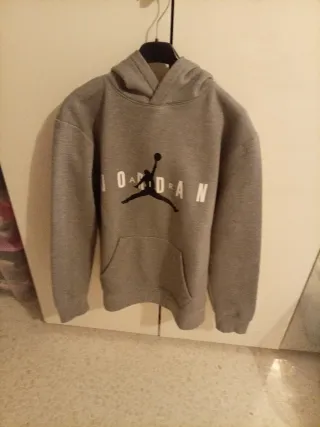 Felpa Jordan Grigia con Logo