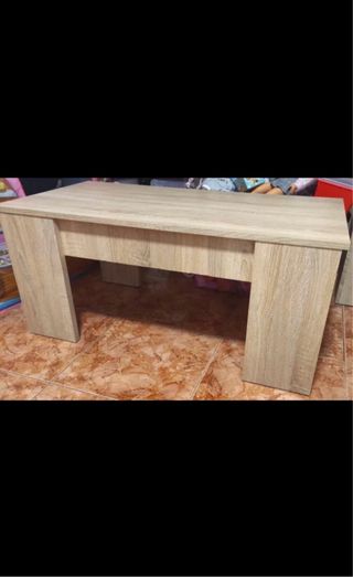 Mesa centro elevable madera