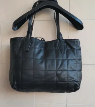 Borsa Shopping Guess Double Face Nera/Rossa