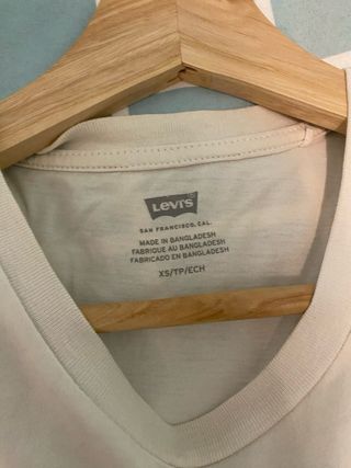Camiseta Levi's Blanca Logo